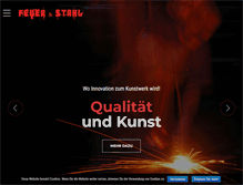 Tablet Screenshot of feuer-stahl.com
